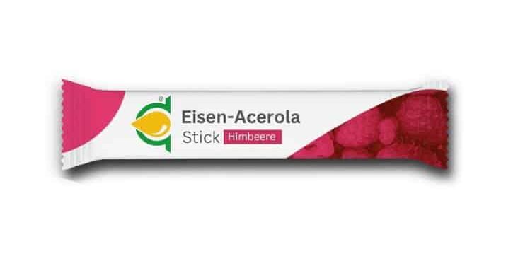 Eisen-Acerola Stick Himbeere | Goerlich Pharma