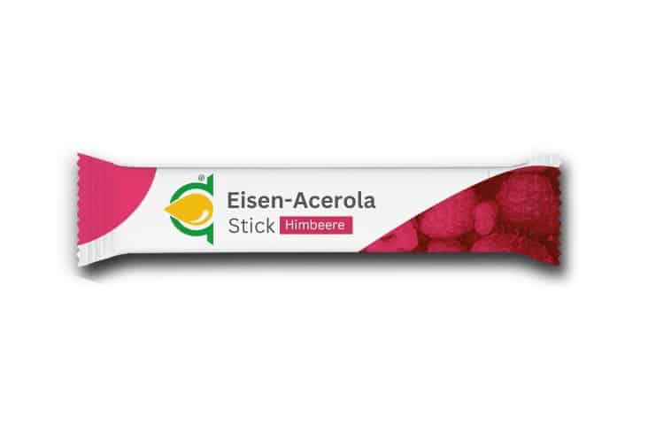 Eisen-Acerola Stick Himbeere | Goerlich Pharma