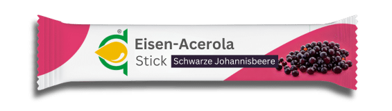 Eisen-Acerola Stick schwarze Johannisbeere | Goerlich Pharma